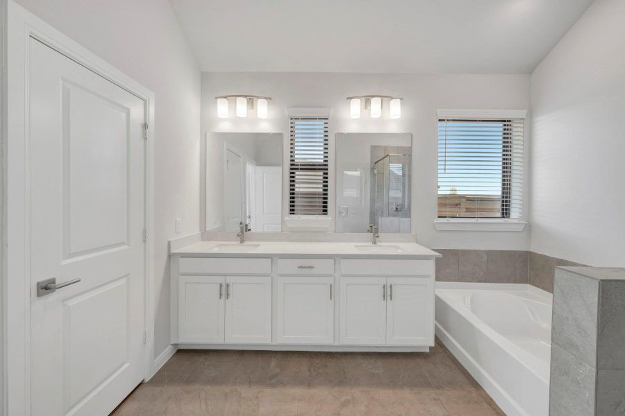 Furnished interior view inside a new home in Austin Point, Richmond (Image 10).