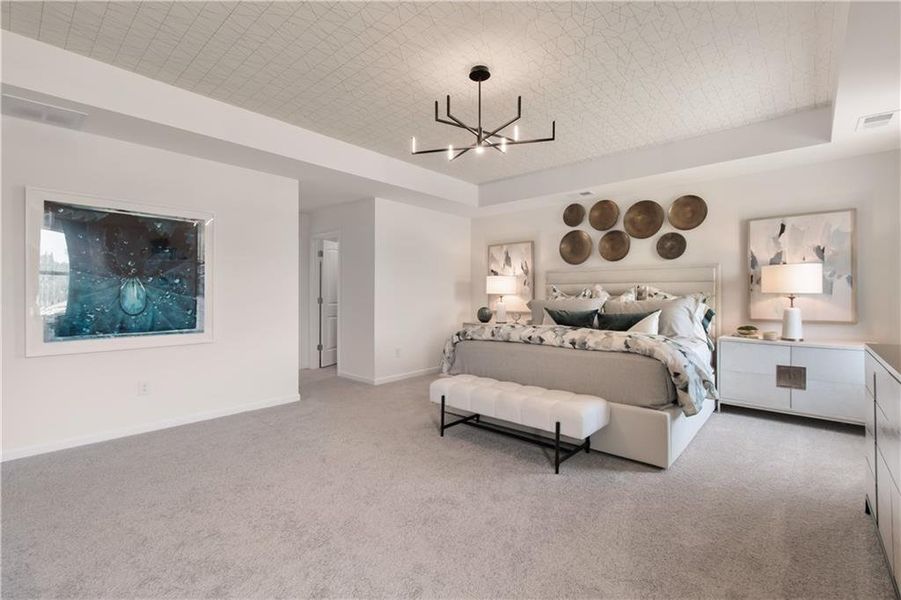 Furnished interior view inside a new home in Abbotts Crossing, Conyers (Image 4).