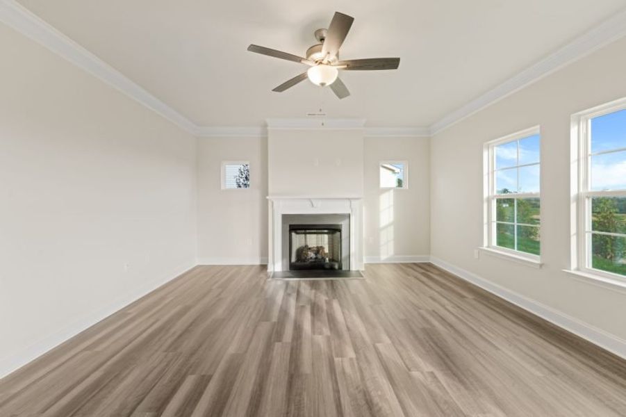 Spacious, unfurnished interior of a new home in Miller's Reserve, Winston-Salem (Image 23). Spacious, unfurnished interior of a new home in Miller's Reserve, Winston-Salem (Image 23).