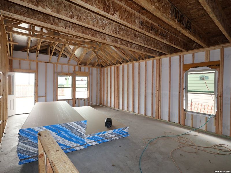 In-progress construction of a new home in Agave, San Antonio, TX (Image 32).