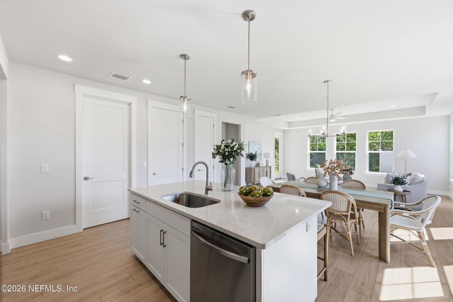Furnished interior view inside a new home in Palm Coast Homes, Palm Coast (Image 15).