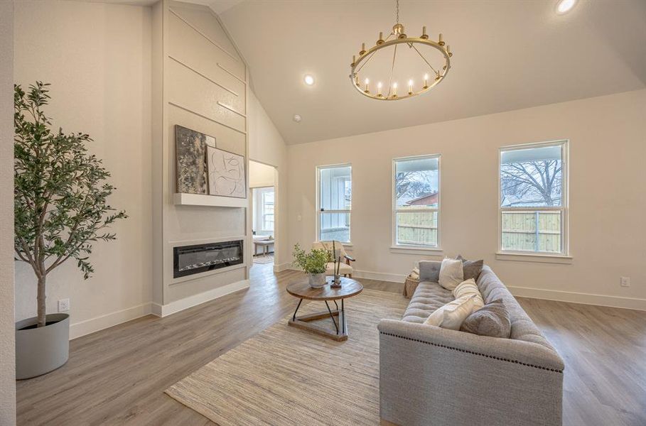 Furnished interior view inside a new home in , Fort Worth (Image 5).