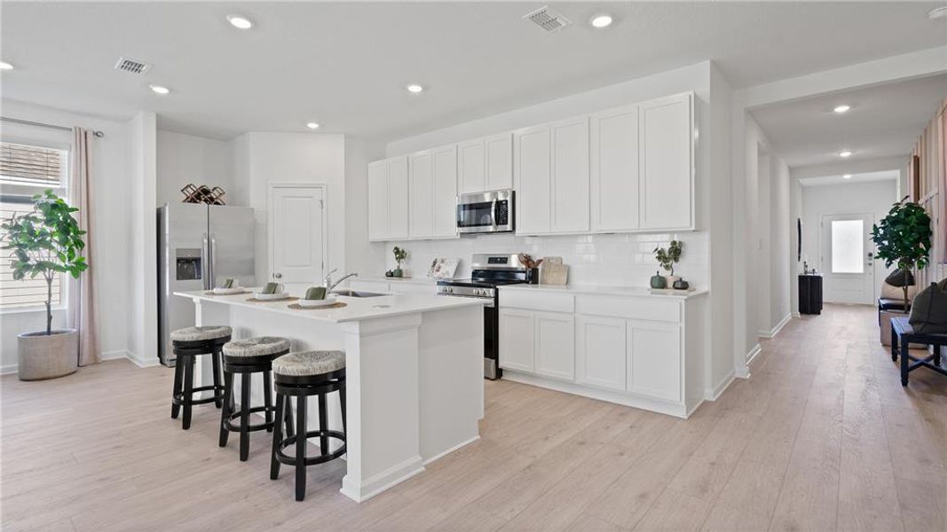 Furnished interior view inside a new home in , Clermont (Image 3).