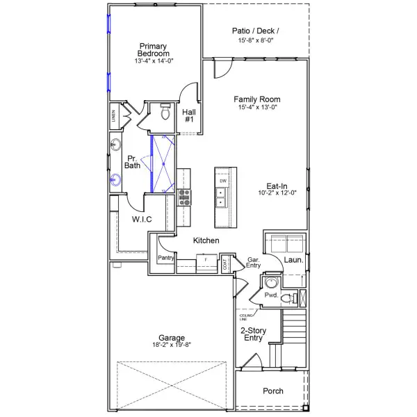 2D floor plan layout of this home in Landmark Commons, Boiling Springs, SC (Image 2). 2D floor plan layout of this home in Landmark Commons, Boiling Springs, SC (Image 2).