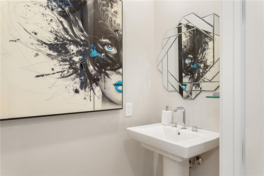Close-up of interior finishes inside a home in , Atlanta (Image 21).