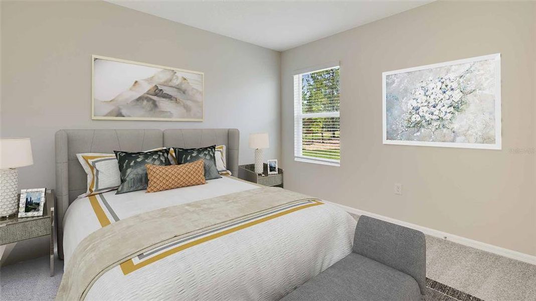 Furnished interior view inside a new home in Triumph South, Wildwood (Image 10).