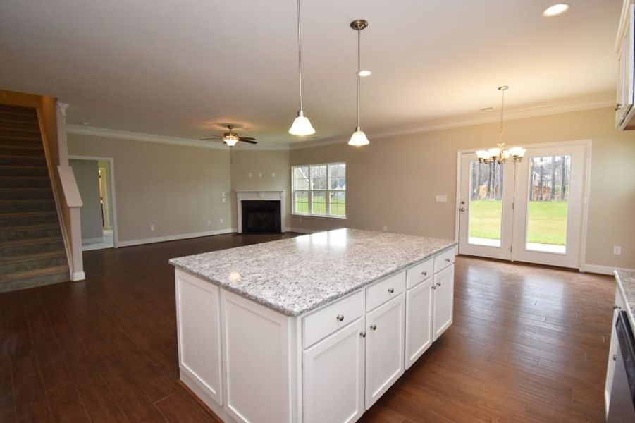 Representative furnished interior of a home built from the Newport by Keystone Homes NC in Trinity Meadows, Trinity (Image 9).