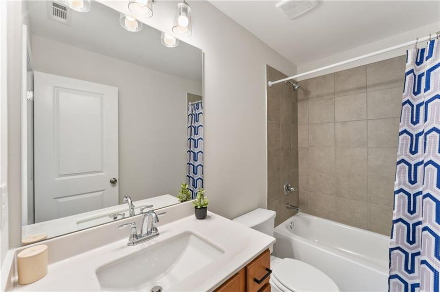 Furnished interior view inside a new home in , Buford (Image 15).
