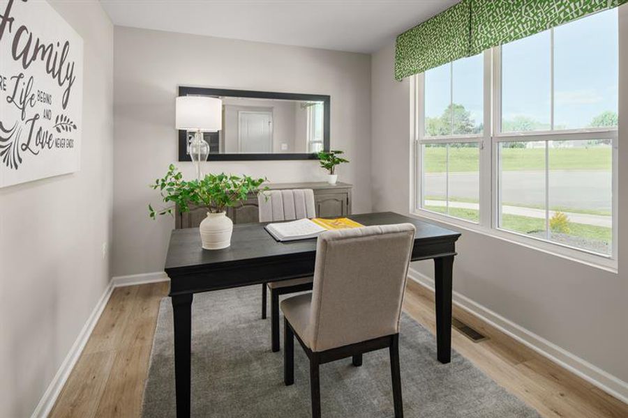Furnished interior view inside a new home in Summertree, Stone Mountain (Image 8).
