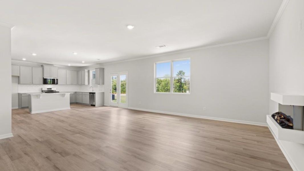 Spacious, unfurnished interior of a new home in Hamptons at Riverwood South, Dallas (Image 20). Spacious, unfurnished interior of a new home in Hamptons at Riverwood South, Dallas (Image 20).