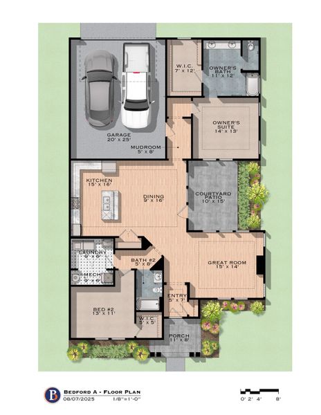 2D floor plan layout of this home in The Courtyards at Cornerstone, Andover, KS (Image 4). 2D floor plan layout of this home in The Courtyards at Cornerstone, Andover, KS (Image 4).