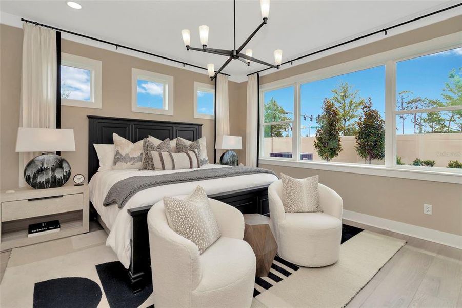 Furnished interior view inside a new home in Primrose at Longleaf, New Port Richey (Image 8).