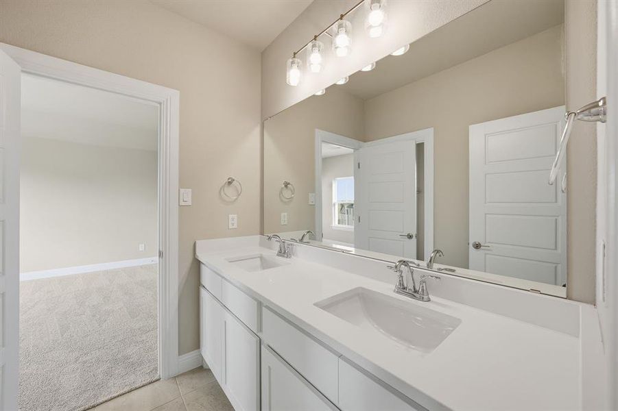Furnished interior view inside a new home in Walsh, Aledo (Image 7).