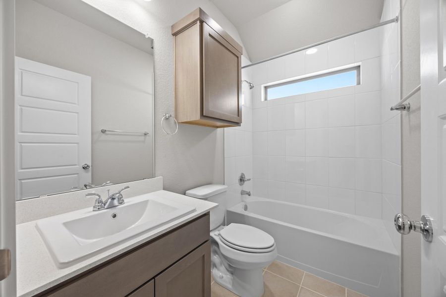 Bathroom in the Cypress home plan by Trophy Signature Homes - REPRESENTATIVE PHOTO Bathroom in the Cypress home plan by Trophy Signature Homes - REPRESENTATIVE PHOTO