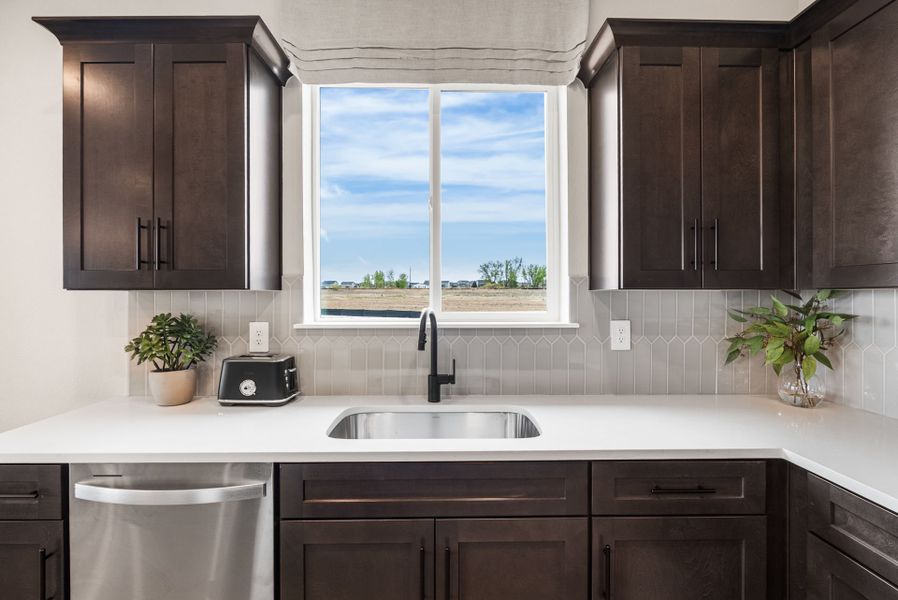 Representative furnished interior of a home built from the Highgate by Pulte Homes in Murata Farms, Fort Lupton (Image 9). Representative furnished interior of a home built from the Highgate by Pulte Homes in Murata Farms, Fort Lupton (Image 9).