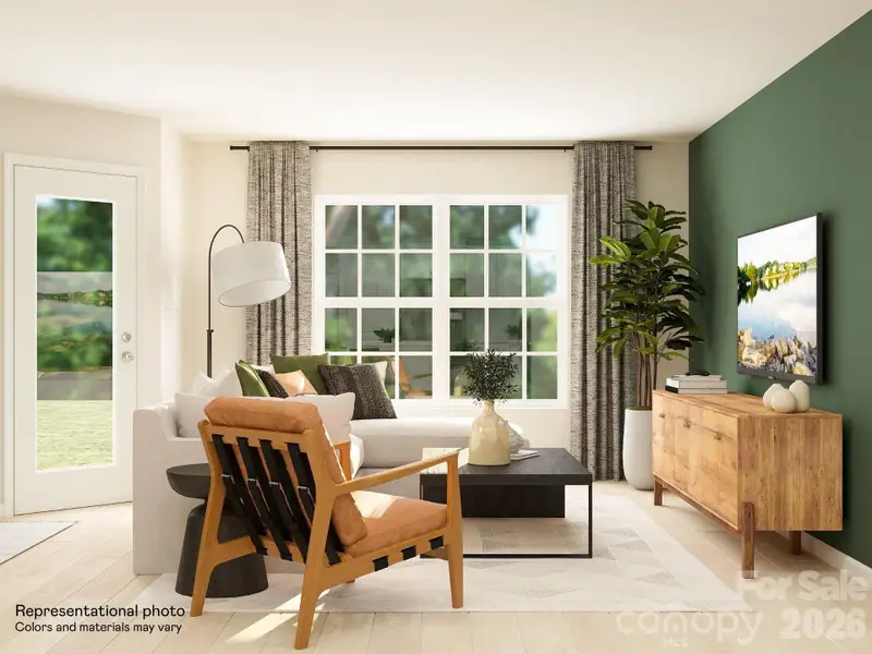 Furnished interior view inside a new home in Bakers Creek, Kannapolis (Image 8).