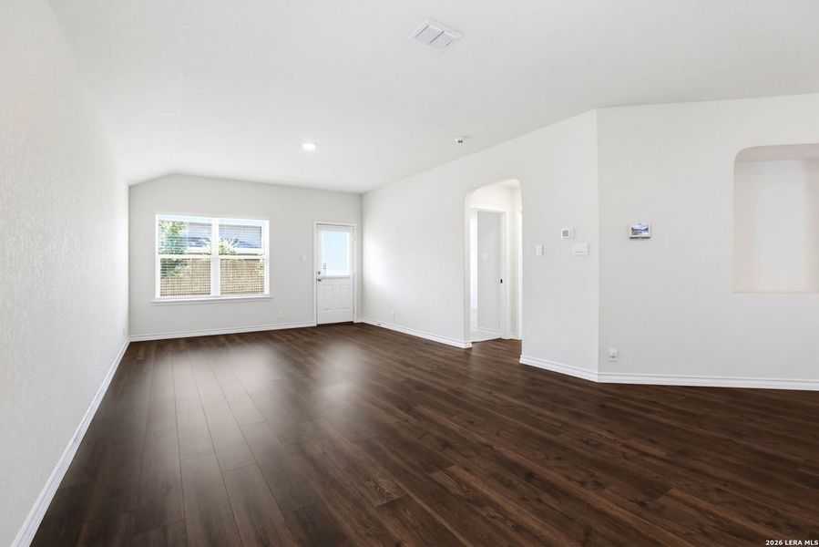 Spacious, unfurnished interior of a new home in , San Antonio (Image 16). Spacious, unfurnished interior of a new home in , San Antonio (Image 16).