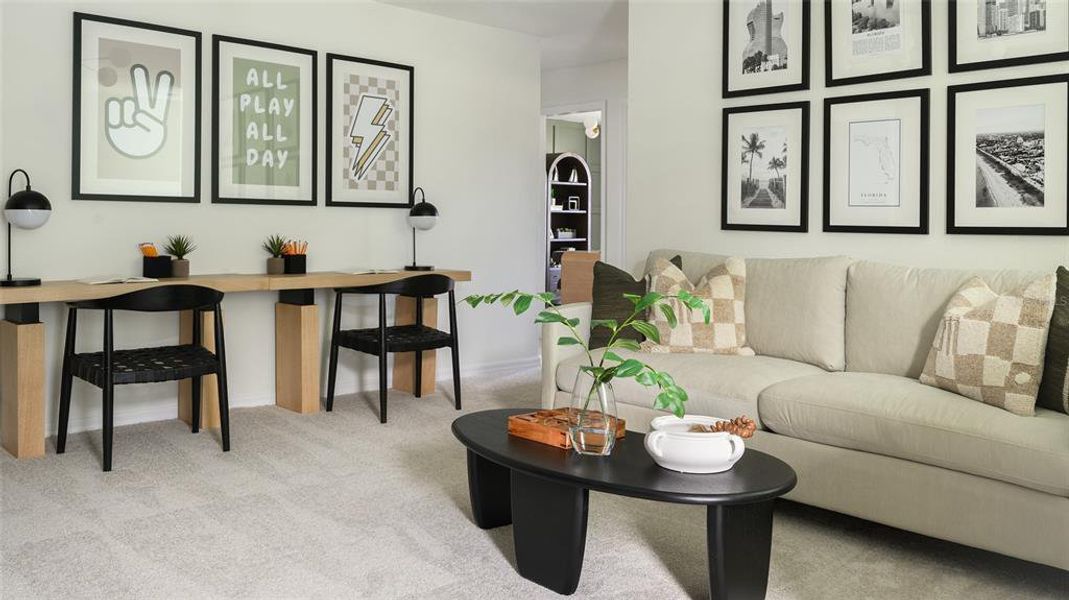 Furnished interior view inside a new home in Pasadena Ridge, Zephyrhills (Image 15).