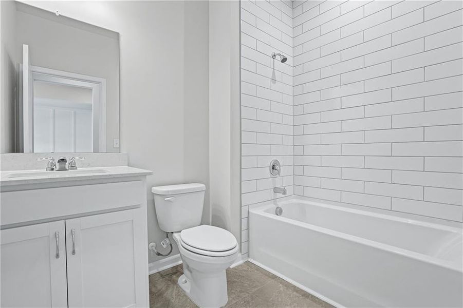 Furnished interior view inside a new home in Haverhill Estates, Dacula (Image 4).
