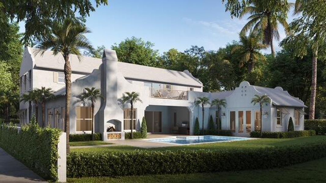 Front exterior of a new home in , West Palm Beach, FL, highlighting curb appeal (Image 1).