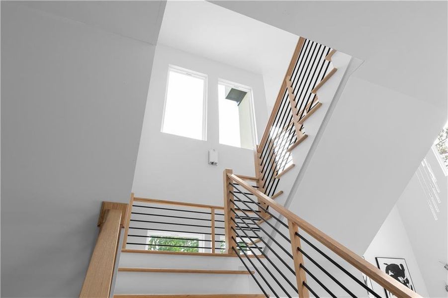 Furnished interior view inside a new home in , Atlanta (Image 64).