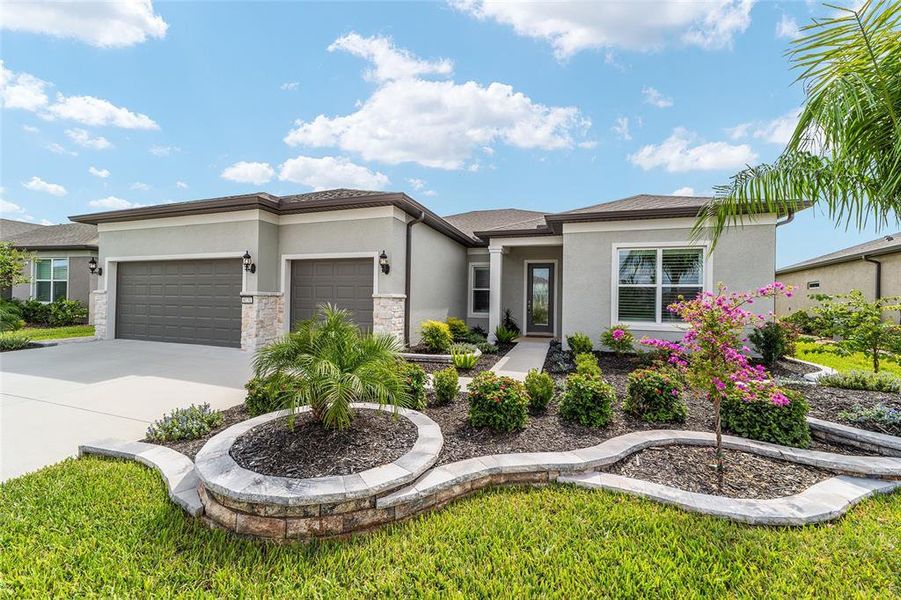Front exterior of a new home in , Ocala, FL, highlighting curb appeal (Image 28).
