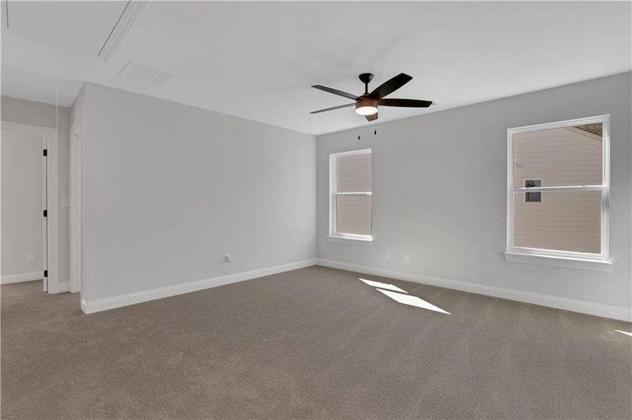 Spacious, unfurnished interior of a new home in Villas at Dawsonville, Dawsonville (Image 36).