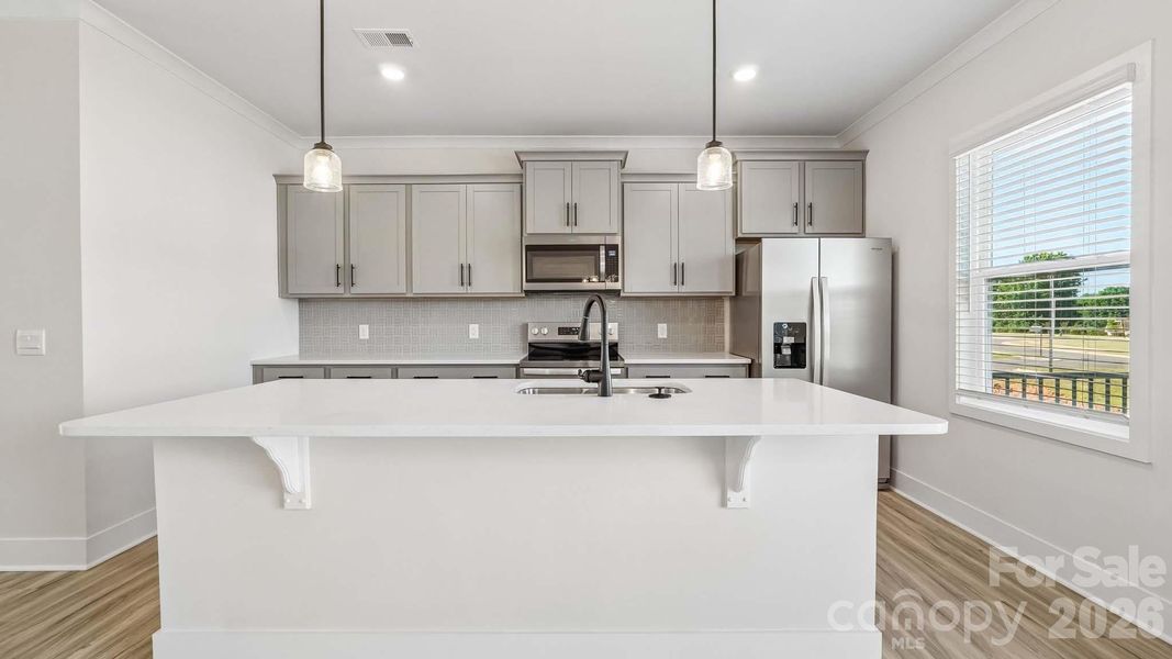 Furnished interior view inside a new home in The Townes at Lake Norman, Mooresville (Image 6).