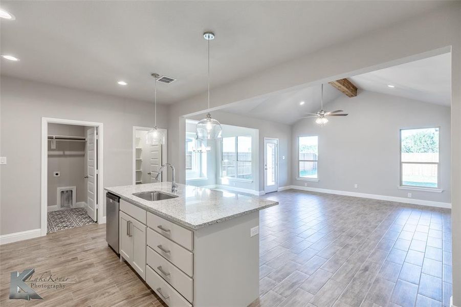 Furnished interior view inside a new home in , Abilene (Image 6).
