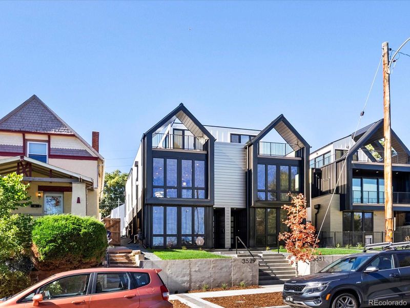 Front exterior of a new home in , Denver, CO, highlighting curb appeal (Image 1).