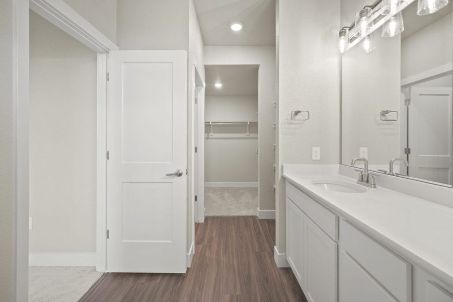 Furnished interior view inside a new home in Pony Park, Colorado Springs (Image 11). Furnished interior view inside a new home in Pony Park, Colorado Springs (Image 11).
