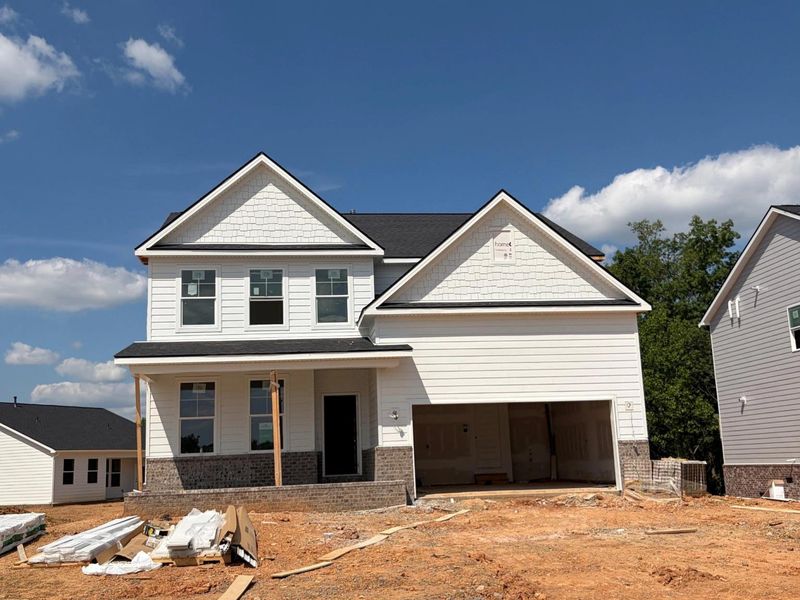 In-progress construction of a new home in Calista Farms, White House, TN (Image 36).
