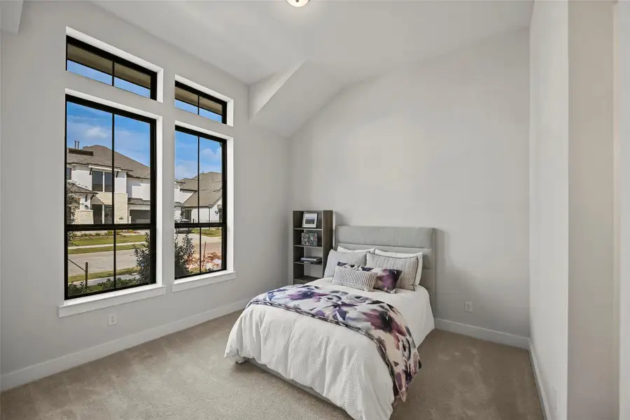 Furnished interior view inside a new home in Bridgeland 70′, Cypress (Image 7).