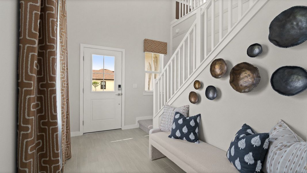 Representative furnished interior of a home built from the Jupiter by DRB Homes in Grasslands West, Lakeland (Image 7). Representative furnished interior of a home built from the Jupiter by DRB Homes in Grasslands West, Lakeland (Image 7).