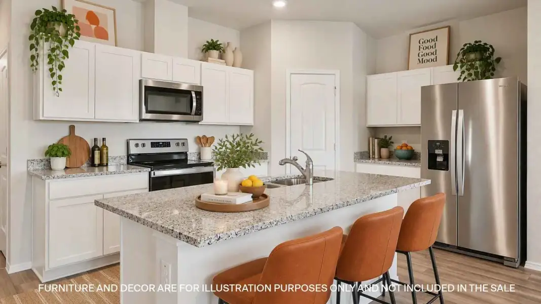 Furnished interior view inside a new home in Knox Landing, Bryan (Image 5).