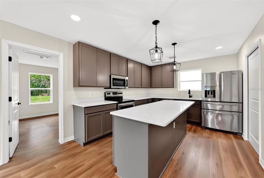 Furnished interior view inside a new home in , Leesburg (Image 12).