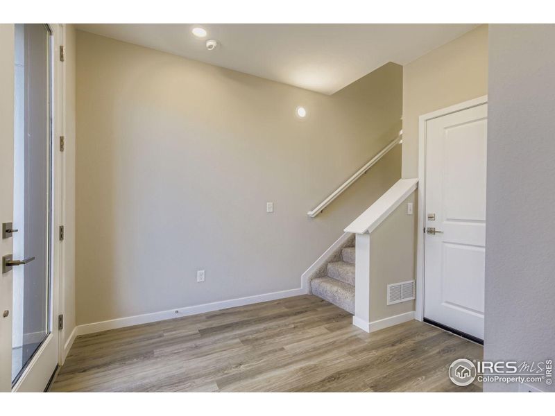 Direct access from the garage Direct access from the garage