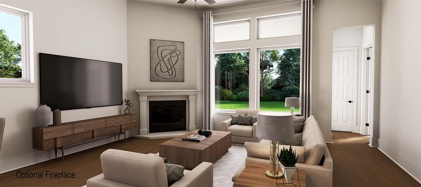 The Crystal Beach - Optional Fireplace