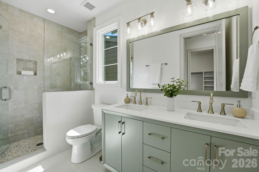 Furnished interior view inside a new home in , Charlotte (Image 15).