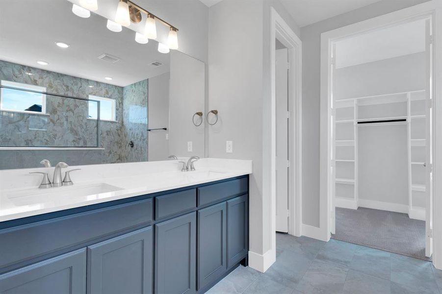 Furnished interior view inside a new home in Ten Mile Creek Estates, DeSoto (Image 13). Furnished interior view inside a new home in Ten Mile Creek Estates, DeSoto (Image 13).