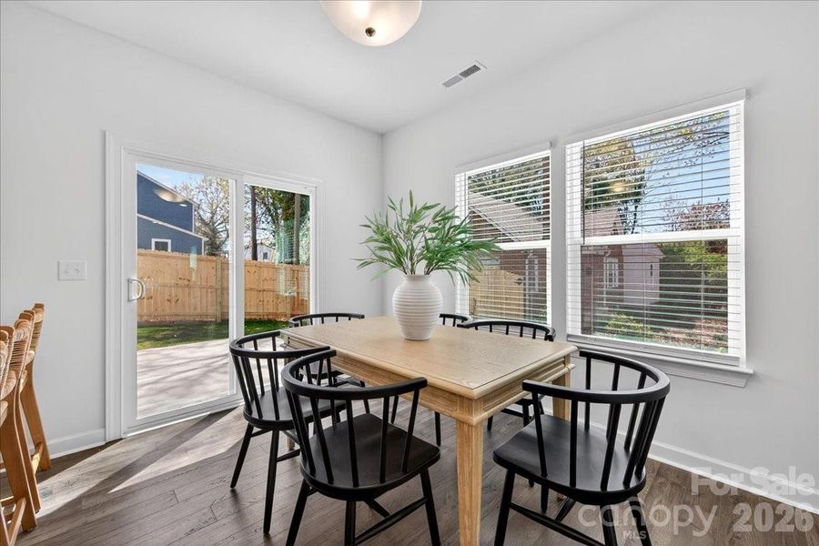 Furnished interior view inside a new home in , Charlotte (Image 16). Furnished interior view inside a new home in , Charlotte (Image 16).