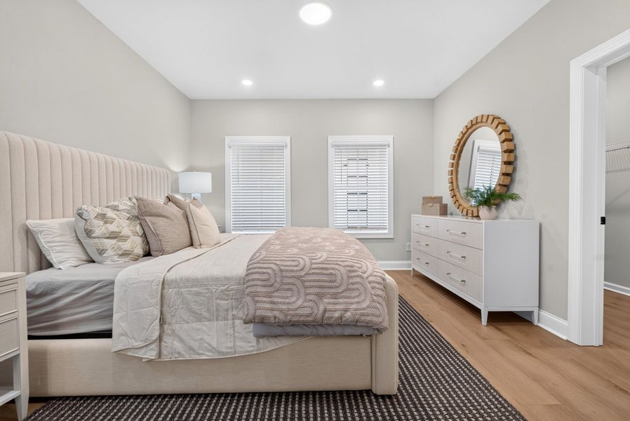 Representative furnished interior of a home built from the The Benton IV by The Providence Group in Ward's Crossing Townhomes, Johns Creek (Image 34).