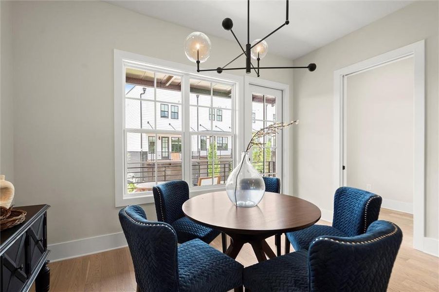 Furnished interior view inside a new home in The Gathering – Alpharetta, Alpharetta (Image 34).