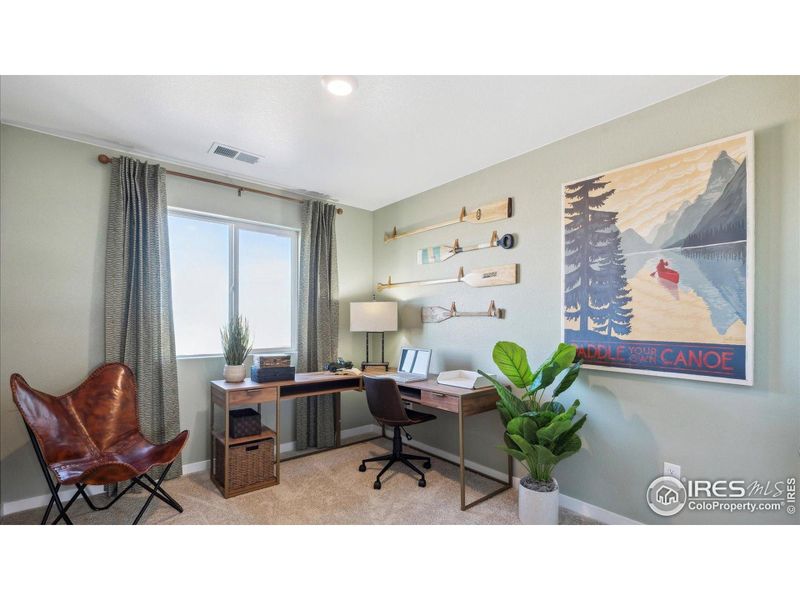 Furnished interior view inside a new home in Villas at Vantage, Berthoud (Image 7).