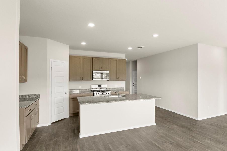 Furnished interior view inside a new home in Cloverleaf, Austin (Image 12).