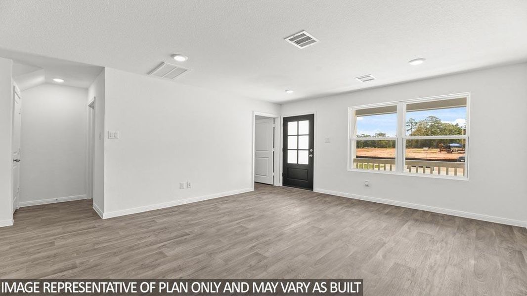 Spacious, unfurnished interior of a new home in William Trails, Willis (Image 12). Spacious, unfurnished interior of a new home in William Trails, Willis (Image 12).