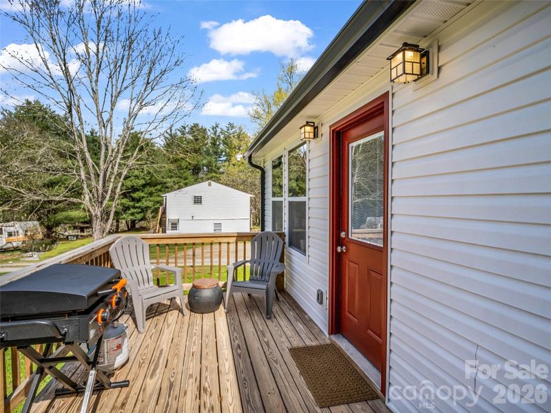 Exterior details and patio area of a home in , Hendersonville (Image 27). Exterior details and patio area of a home in , Hendersonville (Image 27).