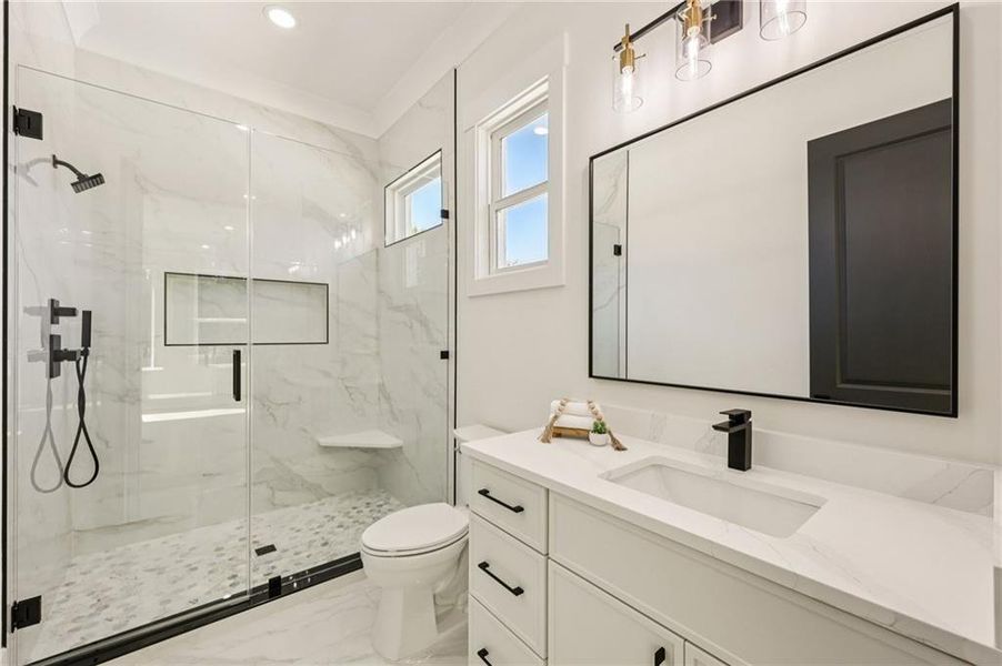 Furnished interior view inside a new home in , Grayson (Image 17).