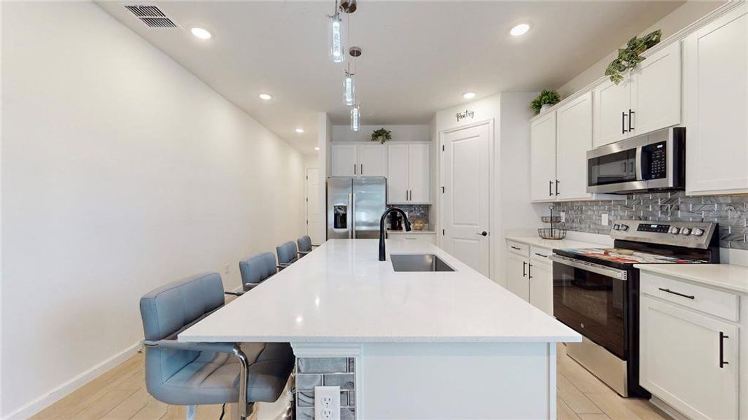Furnished interior view inside a new home in , Winter Haven (Image 28).