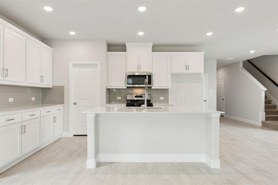 Furnished interior view inside a new home in AnaCapri, Anna (Image 5). Furnished interior view inside a new home in AnaCapri, Anna (Image 5).